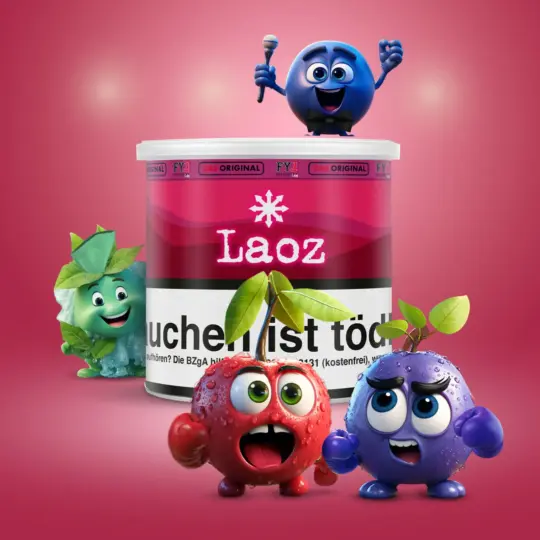 Hookain Tobacco Laoz Dry Base 70 гр. Тютюн за наргиле + 130гр. Глицерин - Image 1