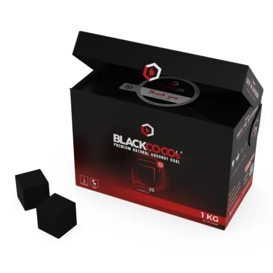 BlackCoco's 25мм - 20кг - Въглен за наргиле - Image 2