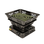 El -Badia BLAZE XL 2000W - Електрически котлон за въглени - Image 3